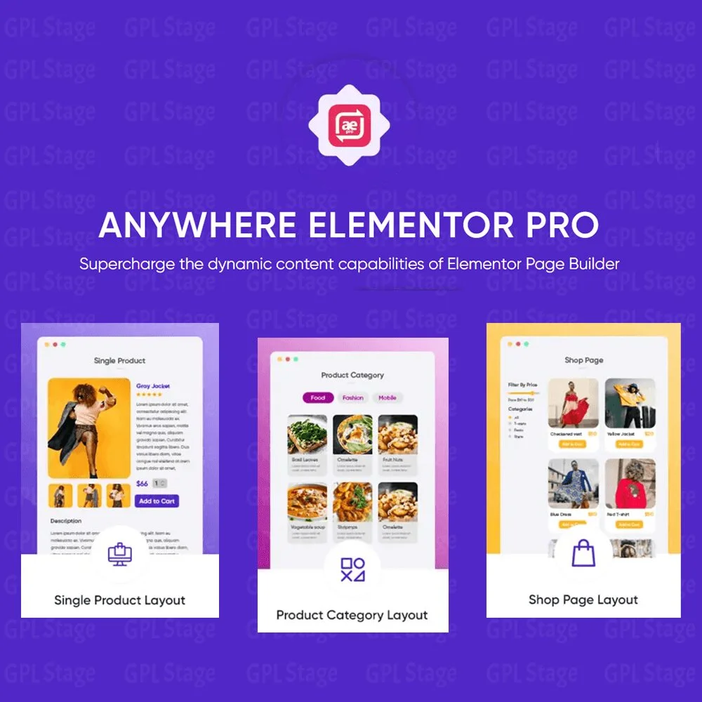 Download AnyWhere Elementor Pro WordPress Plugin @ Only $4.99