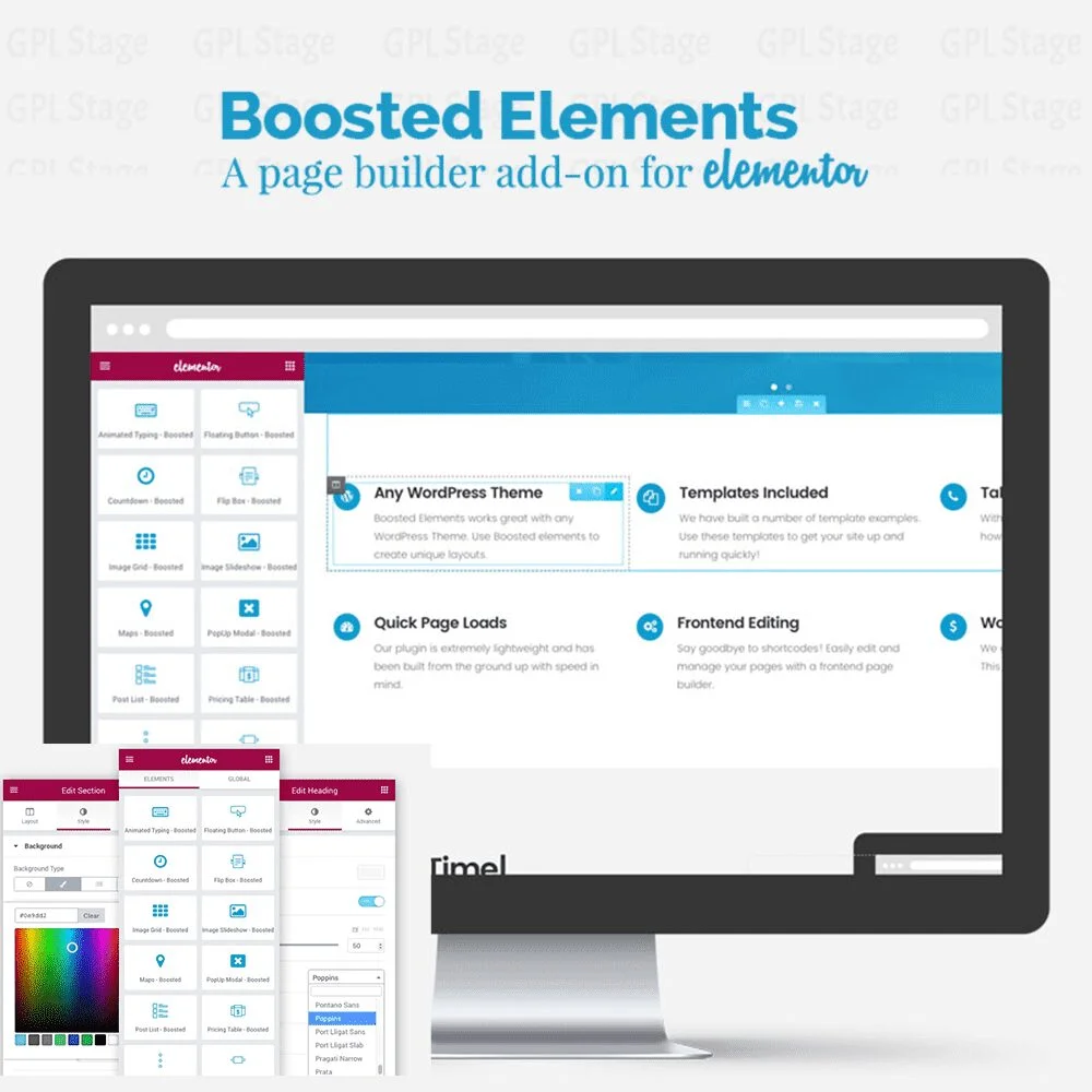 Download Boosted Elements – Page Builder Add-on for Elementor @ Only $4.99