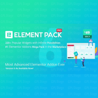 Download Element Pack – Addon for Elementor @ Only $4.99