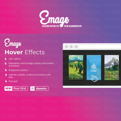 Download Emage – Image Hover Effects For Elementor @ Only $4.99