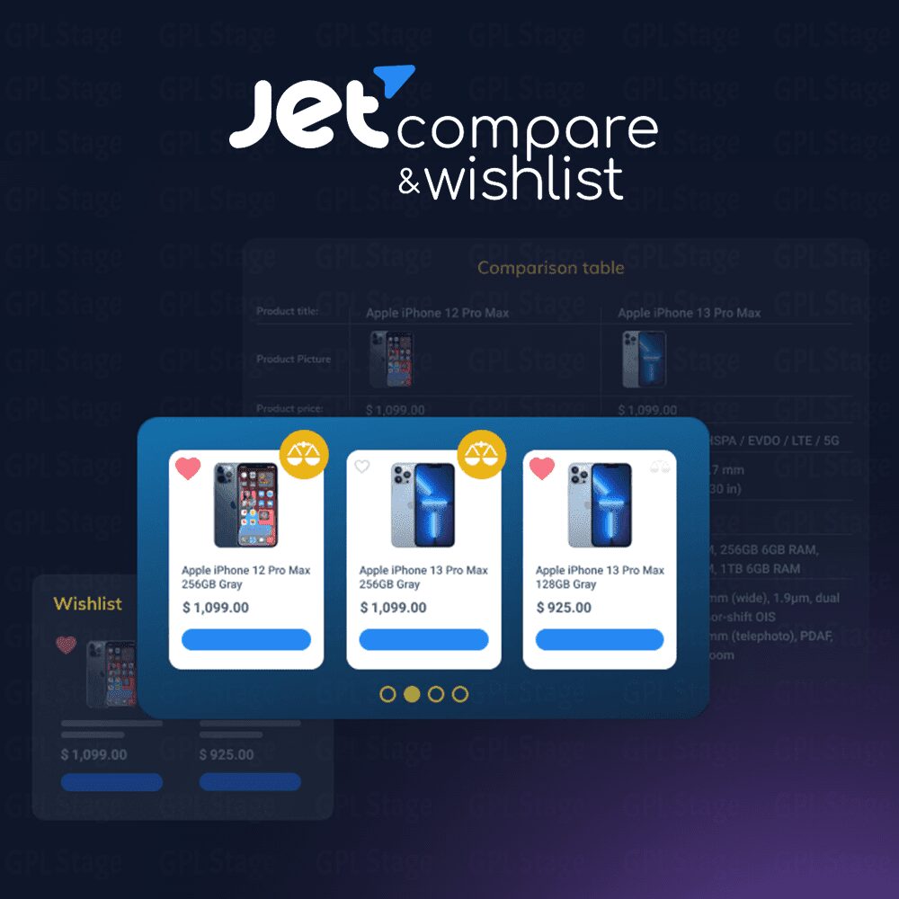 JetCompareWishlist For Elementor