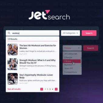 Download JetSearch For Elementor & Gutenberg @ Only $4.99