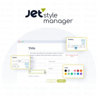 Download JetStyleManager for Gutenberg @ Only $4.99
