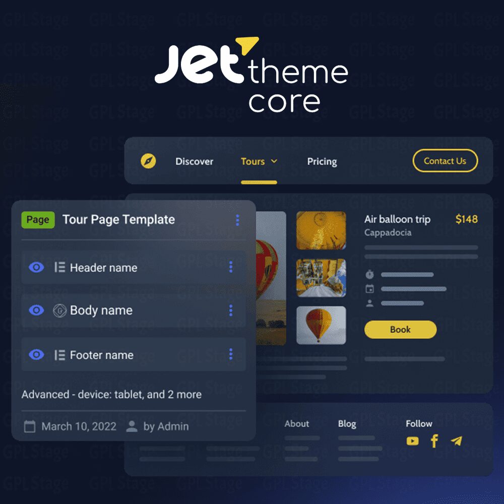 JetThemeCore - WordPress Theme Builder for Elementor and Gutenberg