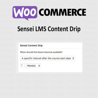 Download Sensei LMS Content Drip @ Only $4.99