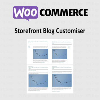 Download Storefront Blog Customizer @ Only $4.99