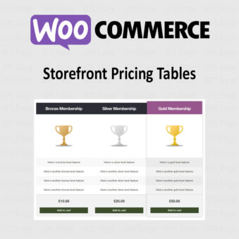 Download Storefront Pricing Tables @ Only $4.99