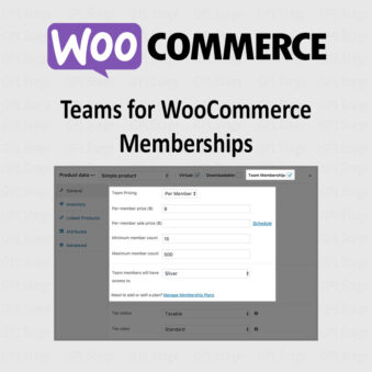 Download Teams for WooCommerce Memberships @ Only $4.99