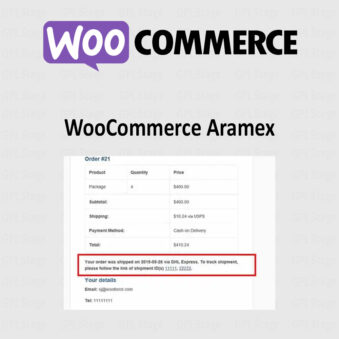 Download WooCommerce Aramex @ Only $4.99