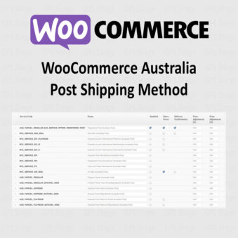 Download WooCommerce Australia Post Shipping Method @ Only $4.99