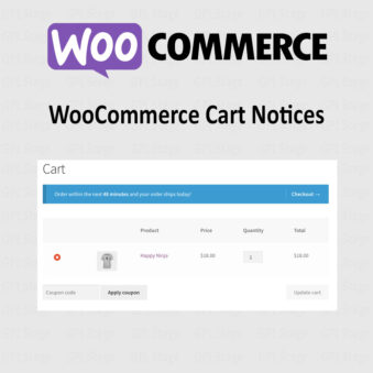 Download WooCommerce Cart Notices @ Only $4.99