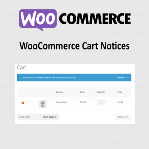Download Woocommerce Cart Notices @ Only $4.99