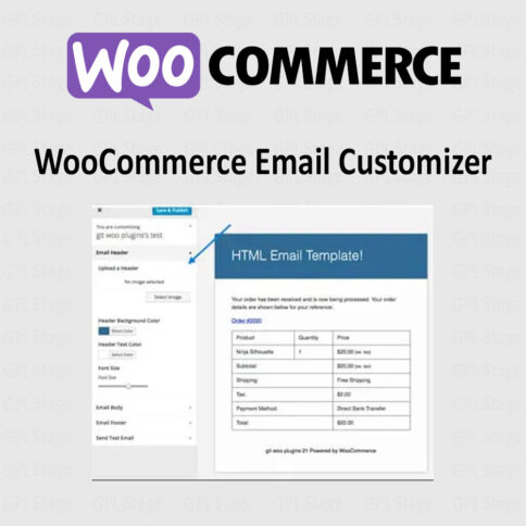 Download Woocommerce Email Customizer @ Only $4.99
