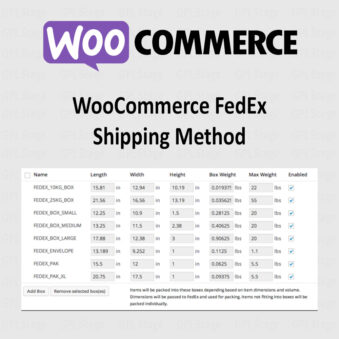 Download WooCommerce FedEx Shipping Method @ Only $4.99