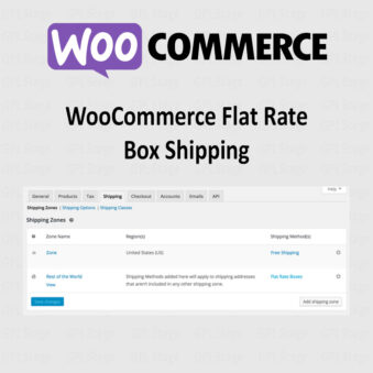 Download WooCommerce Flat Rate Box Shipping @ Only $4.99
