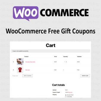Download WooCommerce Free Gift Coupons @ Only $4.99