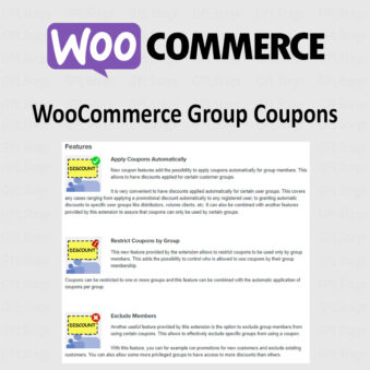 Download WooCommerce Group Coupons @ Only $4.99