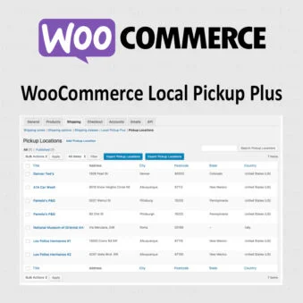 Download WooCommerce Local Pickup Plus @ Only $4.99
