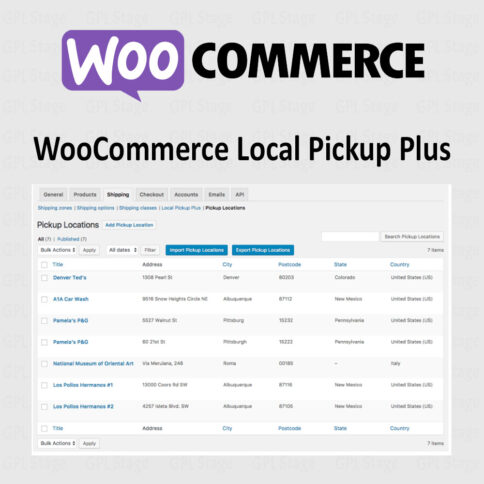 Download Woocommerce Local Pickup Plus @ Only $4.99