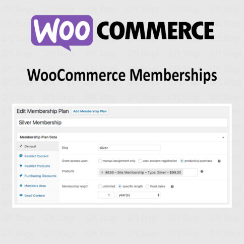 Download Woocommerce Memberships @ Only $4.99