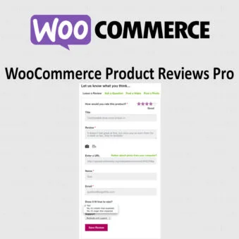 Download WooCommerce Product Reviews Pro @ Only $4.99