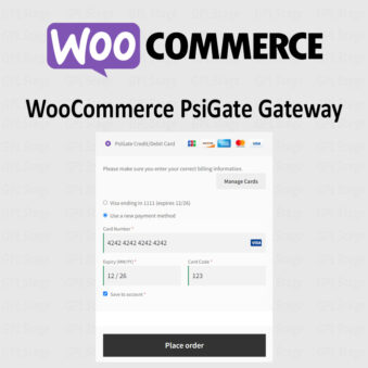 Download WooCommerce PsiGate Gateway @ Only $4.99