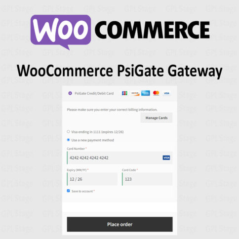 Download Woocommerce Psigate Gateway @ Only $4.99