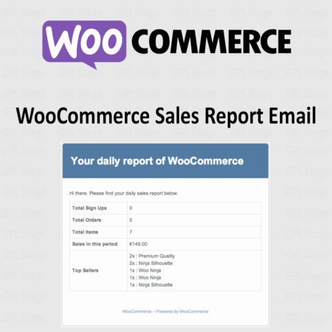 Download Woocommerce Sales Report Email @ Only $4.99