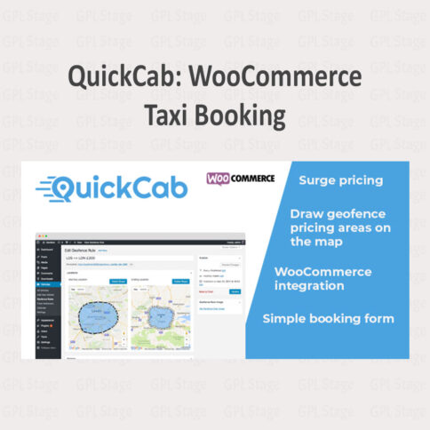Download Quickcab: Woocommerce Taxi Booking Plugin @ Only $4.99