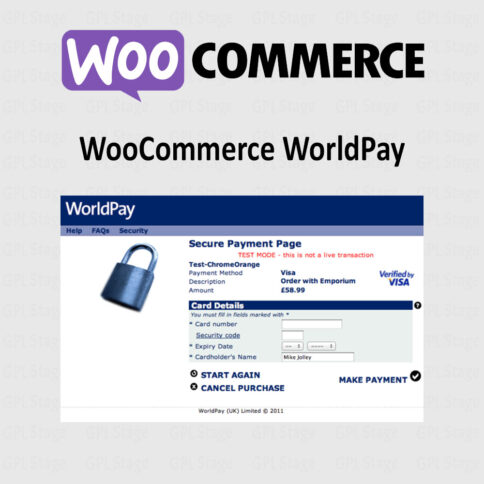 Download Woocommerce Worldpay @ Only $4.99