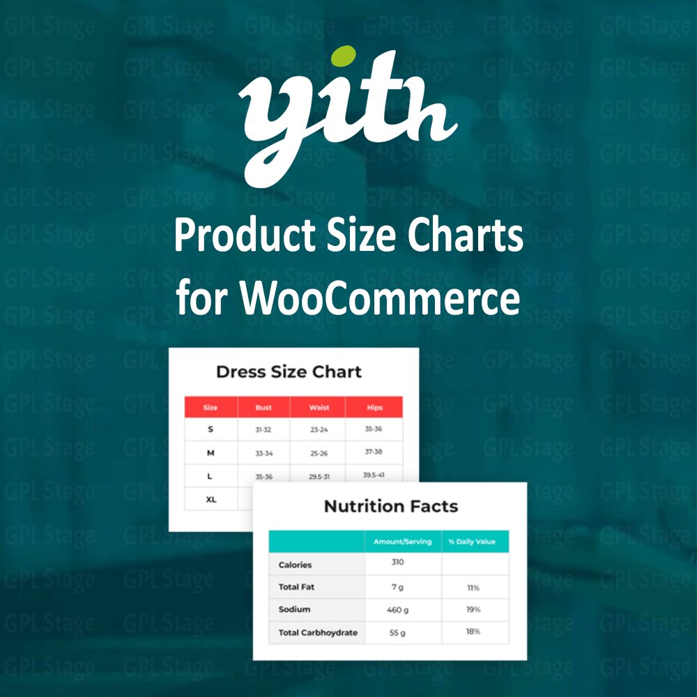 YITH Product Size Charts for WooCommerce