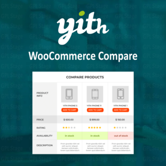 Download YITH WooCommerce Compare Premium @ Only $4.99