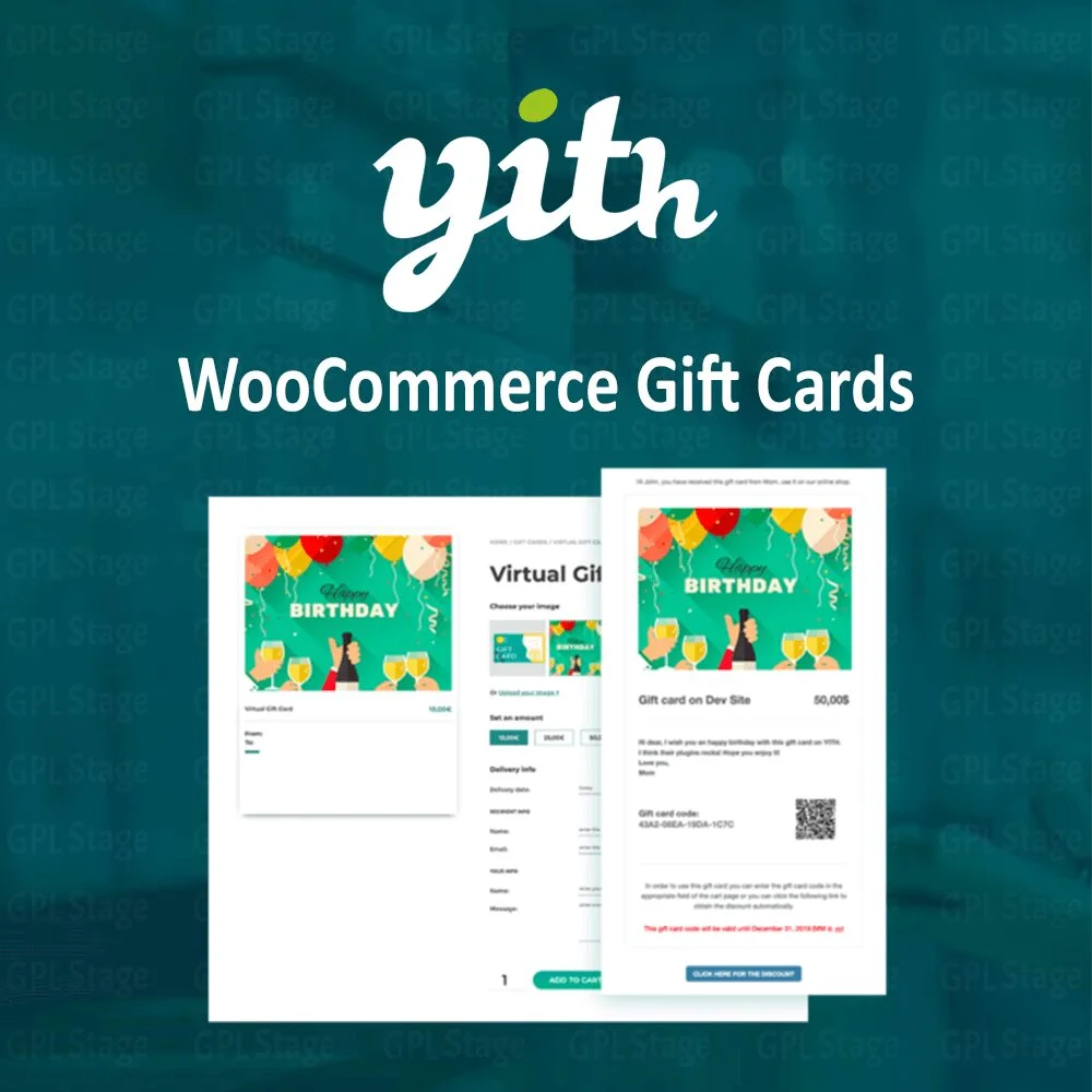 Download YITH WooCommerce Gift Cards Premium @ Only $4.99