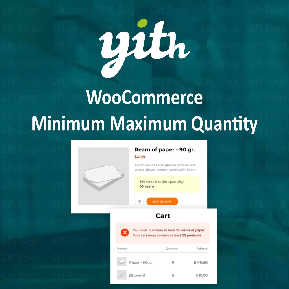 Download YITH WooCommerce Minimum Maximum Quantity @ Only $4.99