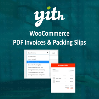 Download YITH WooCommerce PDF Invoices & Packing Slips @ Only $4.99