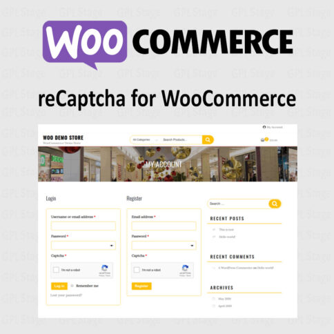 Download Recaptcha For Woocommerce @ Only $4.99