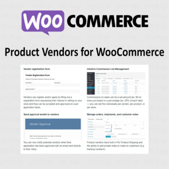 Download Product Vendors for WooCommerce @ Only $4.99