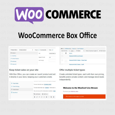Download Woocommerce Box Office @ Only $4.99