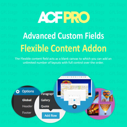 Download Advanced Custom Fields Flexible Content Addon @ Only $4.99