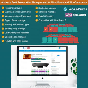 Download Advance Seat Reservation Management for WooCommerce @ Only $4.99