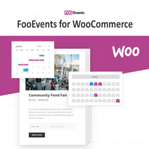 Download Fooevents For Woocommerce With Addons @ Only $4.99