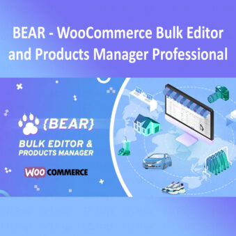 Download BEAR – WooCommerce Bulk Editor and Products Manager Professional – (old name is WOOBE) @ Only $4.99