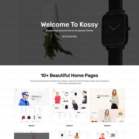 Download Kossy – Minimalist Ecommerce Wordpress Theme @ Only $4.99