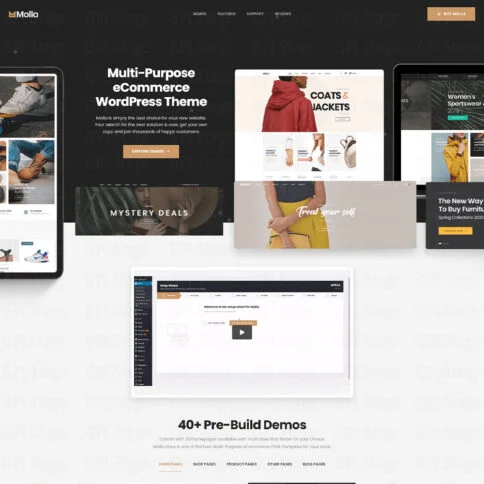 Download Molla | Multi-Purpose Woocommerce Theme @ Only $4.99