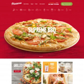 Download Pizzaro – Fast Food & Restaurant WooCommerce Theme @ Only $4.99