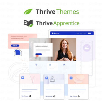 Download Thrive Apprentice – Your WordPress Course and Membership Plugin @ Only $4.99