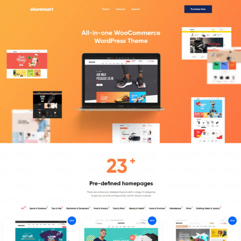 Download Ekommart – All-In-One Ecommerce Wordpress Theme @ Only $4.99