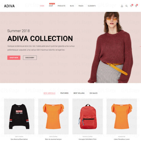 Download Adiva – Ecommerce Wordpress Theme @ Only $4.99