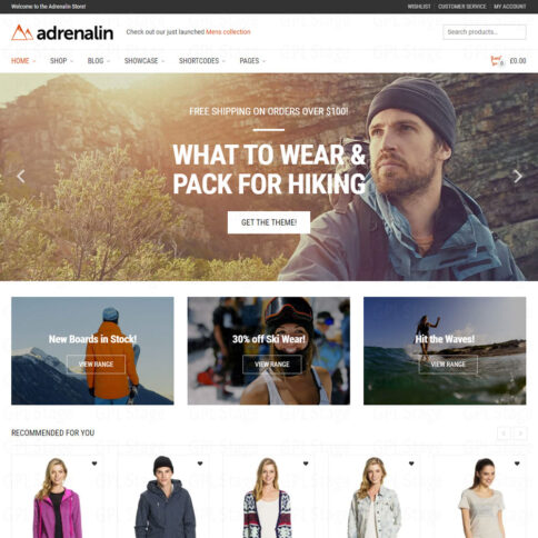 Download Adrenalin – Multi-Purpose Woocommerce Theme @ Only $4.99