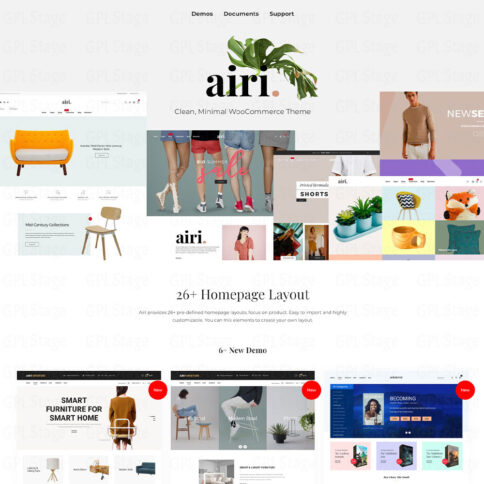 Download Airi – Clean, Minimal Woocommerce Theme @ Only $4.99
